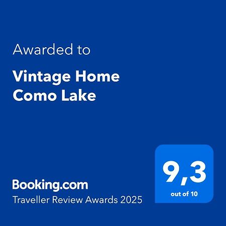 Vintage Home Como Lake Extérieur photo